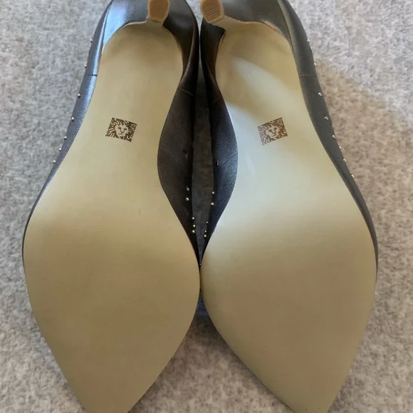 Anne Klein Copper Studded Pumps - Picture 4 of 7